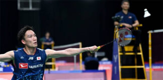 Kento Momota is a strong addition to Japan's Thomas Cup team. (photo: Shi Tang/Getty Images)