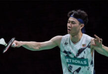 Lee Zii Jia advances to the 2024 Thailand Open quarterfinals. (Photo: Shi Tang/Getty Images)