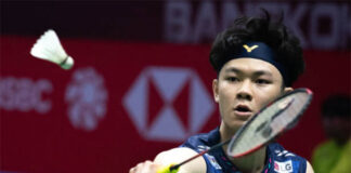 Lee Zii Jia is one match away from winning the 2024 Thailand Open. (Photo: Shi Tang/Getty Images)
