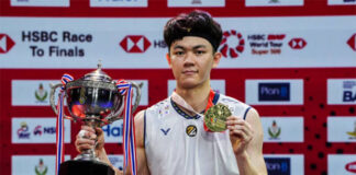 Lee Zii Jia claims the 2024 Thailand Open title. (Photo: Nurphoto)