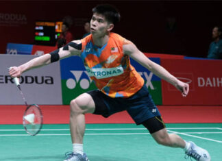 Leong Jun Hao enters the Malaysia Masters second round. (Photo: Xinhua)