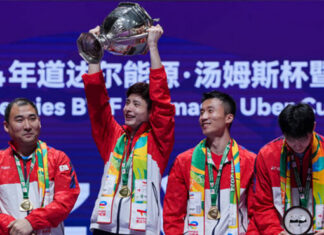 If Shi Yuqi can maintain his current momentum until the Paris Olympics, he is going to be the favorite to win the 2024 Olympic gold medal. (Photo: Shi Tang/Getty Images)