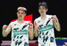 Man Wei Chong/Tee Kai Wun must be learning a lot from the intense battle in the Indonesia Open semi-final. (Photo: BWF)