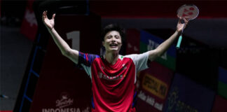 Congratulations to Shi Yuqi for becoming the new World No. 1. (Photo: Shi Tang/Getty Images)