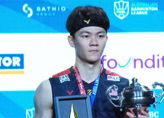 Lee Zii Jia wins his second title of 2024 at the Australian Open. (Photo: BWF)