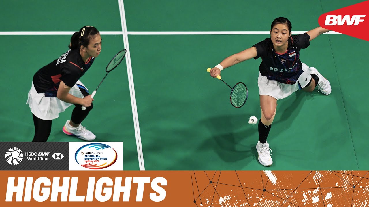 2024 Australian Open Finals Highlights: Lai Pei Jing/Lim Chiew Sien vs. Febriana Dwipuji Kusuma/Amallia Cahaya Pratiwi