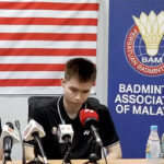 Aaron Chia, Soh Wooi Yik, and Rexy Mainaky (from left) during a press conference with Malaysian media. (Photo: Bernama)