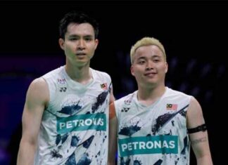 Aaron Chia/Soh Wooi Yik prepare for Paris Olympics (Photo: AFP)