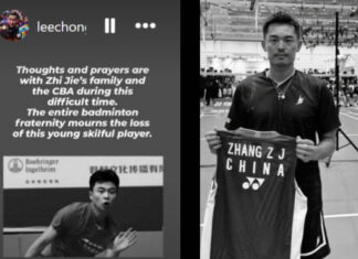 Lee Chong Wei and Lin Dan Mourn the Passing of Zhang Zhi Jie. (Photo: Lee Chong Wei's Instagram & Lin Dan's Facebook)