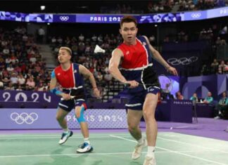 Aaron Chia/Soh Wooi Yik to play Satwiksairaj Rankireddy/Chirag Shetty in the 2024 Paris Olympics quarterfinals. (Photo: Ezra Shaw/Getty Images)