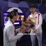 It’s so sweet to witness Liu Yuchen and Huang Yaqiong’s engagement in Paris. (Photo: BadmintonPlanet.com)
