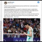 Lee Zii Jia expresses his gratitude to everyone who supported him during the Olympics. (Photo: Lee Zii Jia's Facebook)