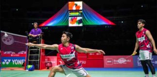 Goh Sze Fei/Nur Izzuddin storm into the 2024 Japan Open final. (Photo: AFP)