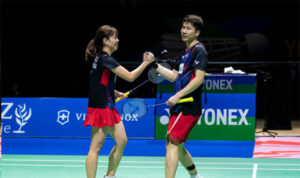 Goh Soon Huat/Shevon Jemie Lai make the 2024 Korea Open quarterfinals. (Photo: Shi Tang/Getty Images)