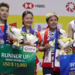 Chen Tang Jie/Toh Ee Wei Win 2024 Korea Open As A Gift for Malaysia’s Independence Day Guo Xin Wa, Li Qian, Toh Ee Wei, and Chen Tang Jie (L - R) pose for pictures during the awards ceremony. (Photo: Xinhua)