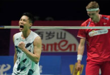 Chou Tien-Chen to play Viktor Axelsen in the 2024 Hong Kong Open quarterfinals. (Photo: AFP)