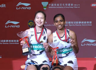 Congratulations to Pearly Tan/Thinaah Muralitharan for winning the 2024 Hong Kong Open.