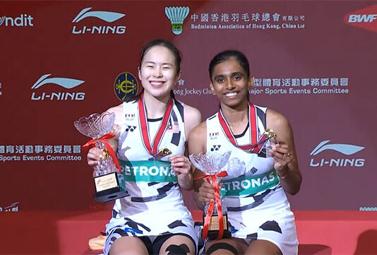 Congratulations to Pearly Tan/Thinaah Muralitharan for winning the 2024 Hong Kong Open.