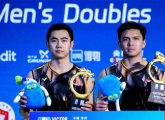 Congratulations to Goh Sze Fei/Nur Izzuddin for winning the 2024 China Open. (Photo: Shi Tang/Getty Images)