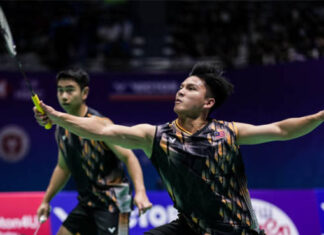 Nur Izzuddin/Goh Sze Fei to play Liang Wei Keng/Wang Chang in the 2024 Arctic Open semifinals. (Photo: AFP)