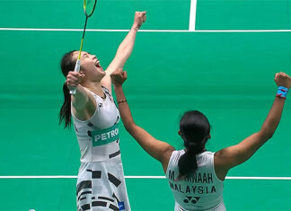 Pearly Tan/Thinaah Muralitharan make the 2024 Arctic Open finals. (Photo: BWF)