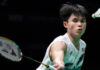Justin Hoh to clash with Lee Zii Jia in Kumamoto Masters Japan first round. (Photo: BWF)