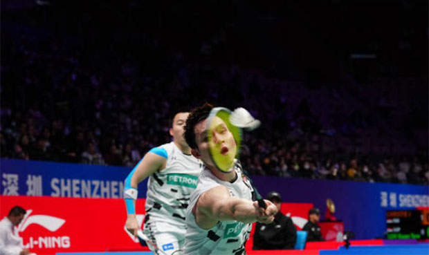 Aaron Chia/Soh Wooi Yik advanced to the China Masters second round. (Photo: Fred Lee/Getty Images) Aaron Chia/Soh Wooi Yik advanced to the China Masters second round. (Photo: Fred Lee/Getty Images)