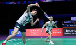Aaron Chia and Soh Wooi Yik are edging closer to securing a spot in the BWF World Tour Finals. (Photo: AFP)