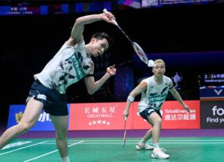 Aaron Chia and Soh Wooi Yik are edging closer to securing a spot in the BWF World Tour Finals. (Photo: AFP)