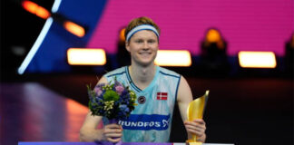 Anders Antonsen wins the 2024 China Masters. (Photo: BWF)