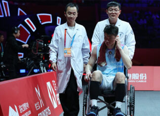 Lee Zii Jia sustains injury at 2024 BWF World Tour Finals Group stage. (Photo: BWF)