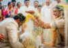 PV Sindhu Ties the Knot with Venkata Datta Sai in a Beautiful Ceremony Stunning picture of PV Sindhu and Venkata Datta Sai celebrating their elegant wedding ceremony. (Photo: PV Sindhu's Instagram)