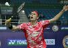 Viktor Axelsen was off to a slow start in the 2025 India Open first round. (Photo: AFP)
