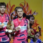 Congratulations to Man Wei Chong-Tee Kai Wun for their stellar performance at the 2025 Indonesia Masters! 🏸 (Photo: AFP)