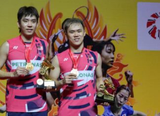 Congratulations to Man Wei Chong-Tee Kai Wun for their stellar performance at the 2025 Indonesia Masters! 🏸 (Photo: AFP)