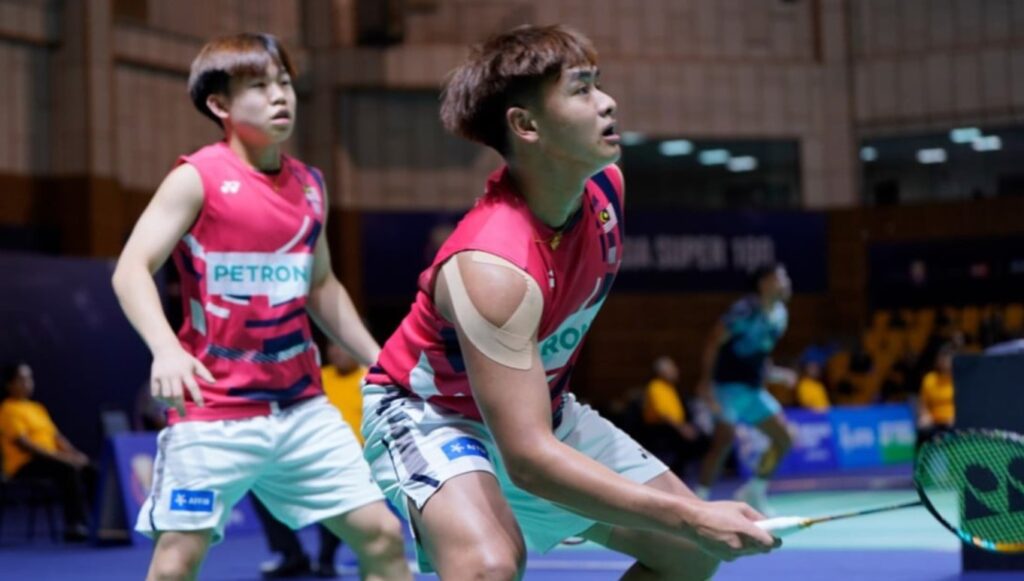 Aaron Tai/Kang Khai Xing Eliminated, Malaysia’s Campaign Ends at 2025 Thailand Masters.(Photo: AFP)