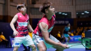 Aaron Tai/Kang Khai Xing Eliminated, Malaysia’s Campaign Ends at 2025 Thailand Masters.(Photo: AFP)