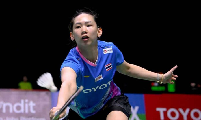 Pornpawee Chochuwong enters the 2025 Thailand Masters semifinals. (Photo: AFP)