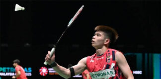 📸 Leong Jun Hao advances to the Round of 16 at the Swiss Open. (Photo: BWF)