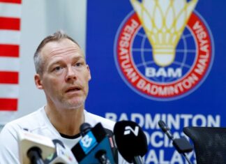 Kenneth Jonassen sets his sights on turning Malaysia's badminton talents into world-class champions. (Photo: Bernama)