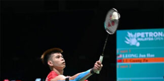 📸 Leong Jun Hao is slowly catching up with the world's top badminton elites. (Photo: Bernama)