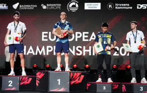 Alex Lanier wins the 2025 European Championships. (Photo: AFP)