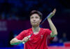 Shi Yuqi emerges as the leader for China's Sudirman Cup campaign. (Photo: Xinhua)