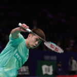 Leon Jun Hao is leading the Malaysian team in the tie against Japan at the 2025 Sudirman Cup. (Photo: Fred Lee/Getty Images)