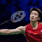 Li Shifeng wins a point for China in the tie against Thailand at the 2025 Sudirman Cup. (Photo: Fred Lee/Getty Images)