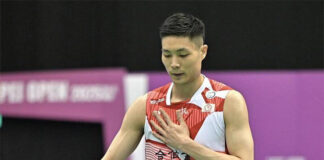 Chou Tien Chen powers into the Taipei Open 2025 semifinals, aiming for his fifth career title at home. (Photo: Taipei Open)