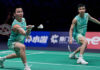 Aaron Chia and Soh Wooi Yik cruise past compatriots to book their spot in the 2025 Thailand Open semifinals. (Photo: AFP)