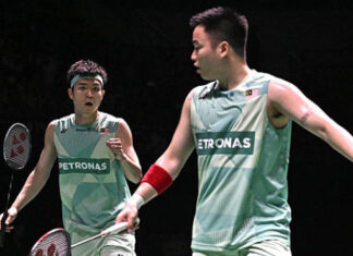 Aaron Chia and Soh Wooi Yik reach the Malaysia Masters 2025 semi-finals, setting up a rematch with Olympic bronze rivals Astrup/Rasmussen. (Photo: AFP)