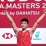 China Sweeps Four Titles at 2025 Malaysia Masters, Li Shifeng Makes History Li Shifeng celebrates after becoming the first Chinese men’s singles champion at the Malaysia Masters. (Photo: AFP)