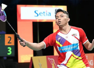 Aidil Sholeh moves into the second round at the Taiwan Open 2025 after defeating Malaysian teammate Tan Jia Jie. (Photo: Bernama)